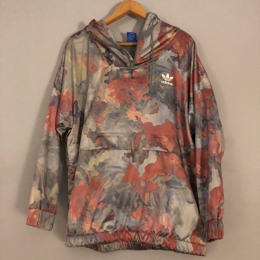Adidas half zip hoodie